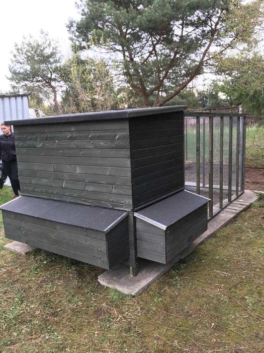 Kurnik na 30 kur ocieplony z wolierą