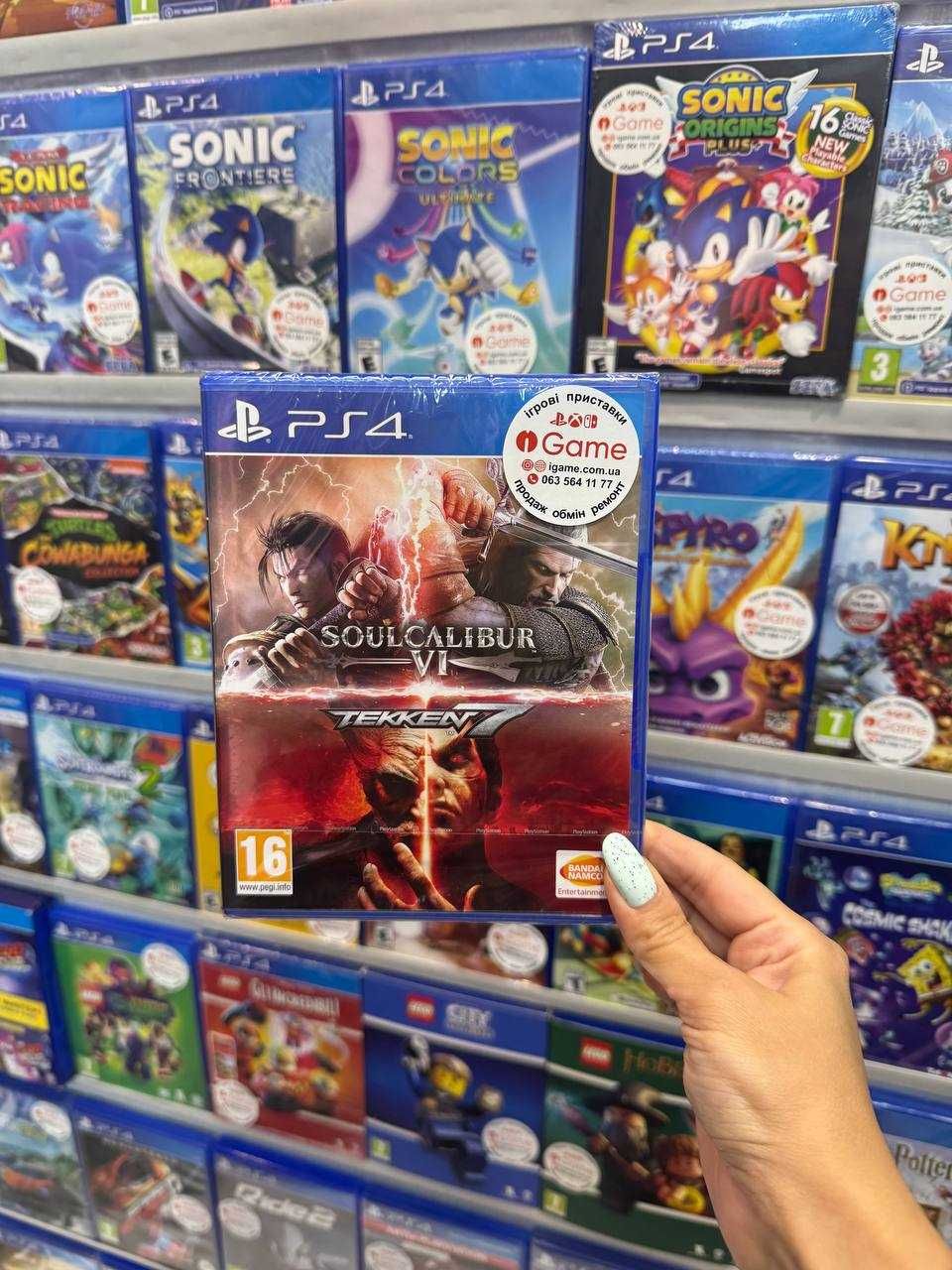 SOUL CALIBUR Ⅵ + TEKKEN7 PS4 теккен тейкен igame