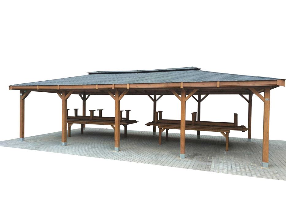 Altana Ogrodowa " Biesiadna " 8 x 4 altanki producent altanystanior.pl