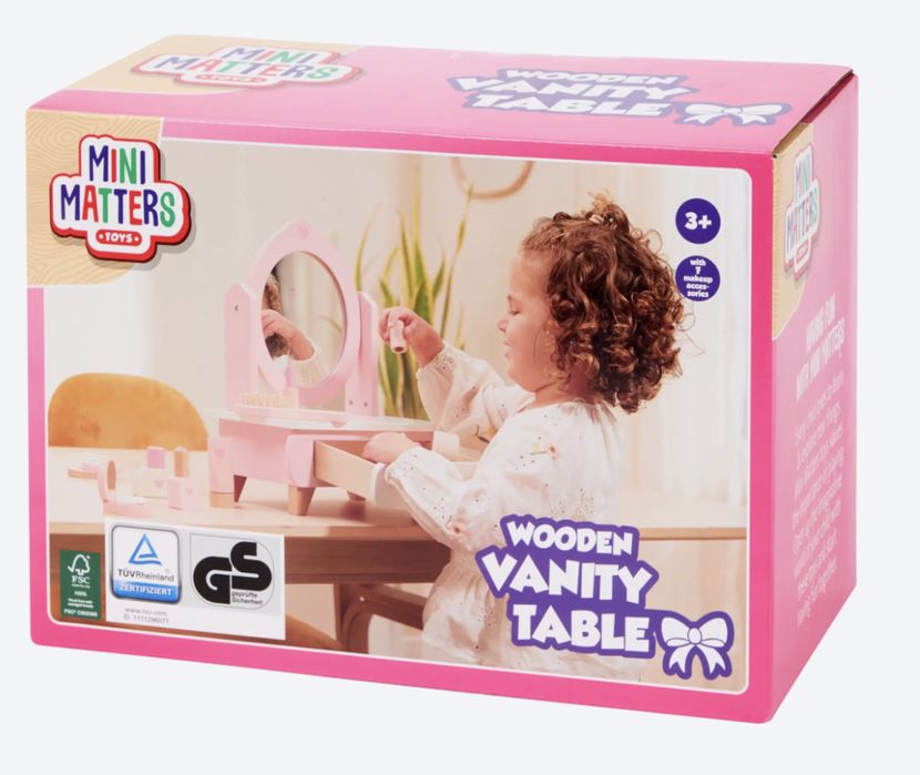 Дитячий туалетний столик (дерев‘яний)