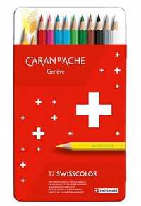 Kredki Swisscolor 12 Kolorów, Carandache