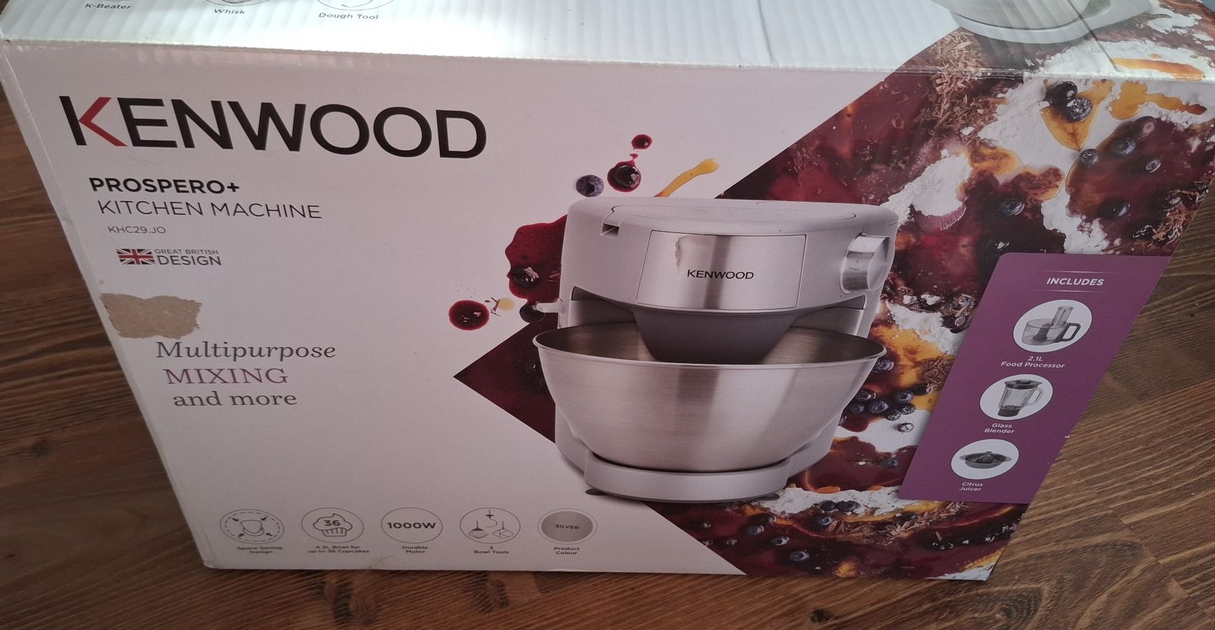 Nowy robot planetarny kenwood na gwarancji