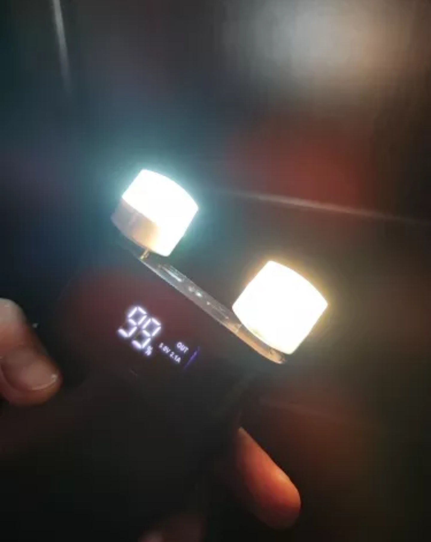 Luz usb multifunções