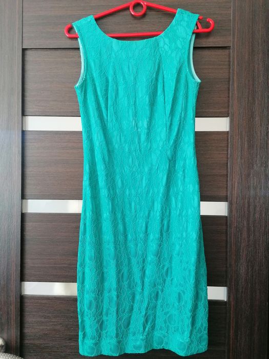 Бирюзовое платье