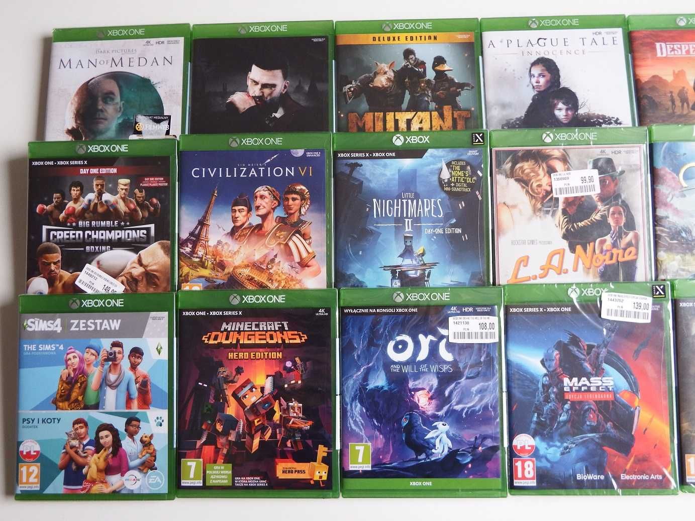 GRY NA KONSOLĘ XBOX One / Xbox Series X nowe folia !