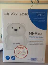 Inhalator, nebulizator dla dzieci Miś, Microlife NOWY