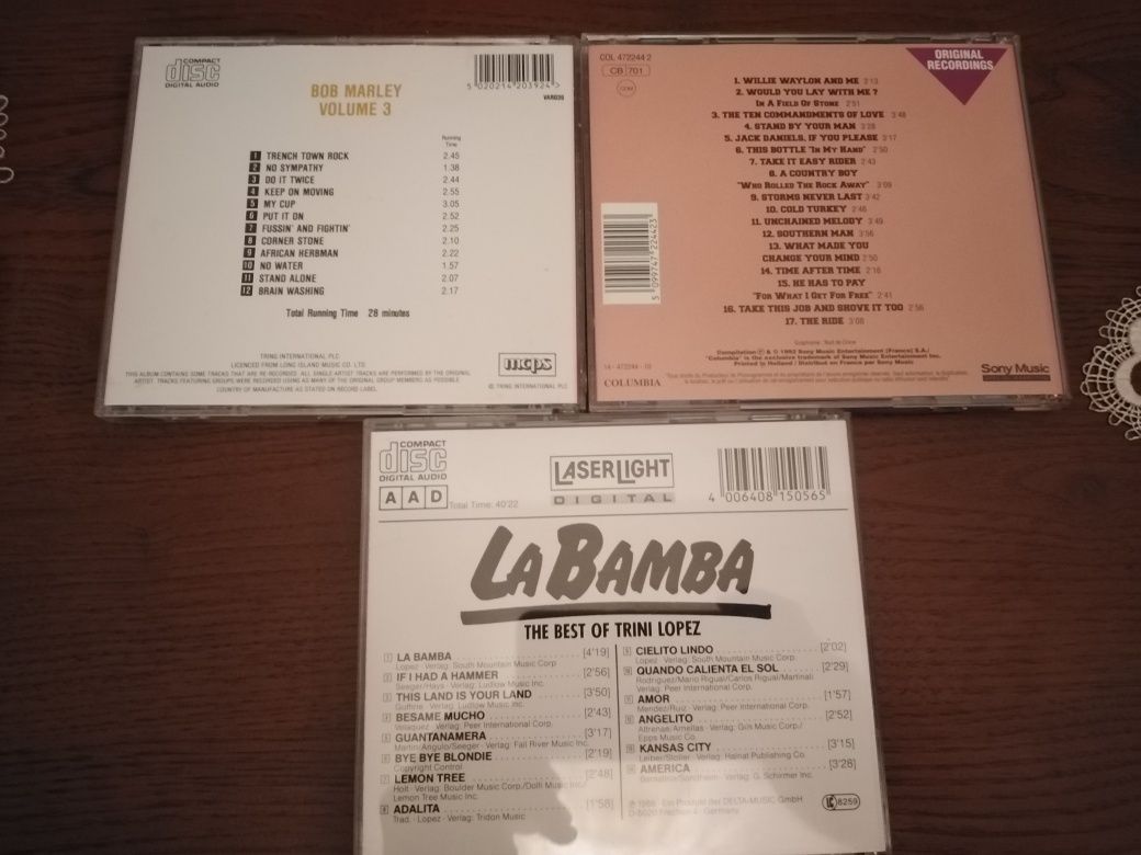 Płyty La bamba Bob Marley country cd