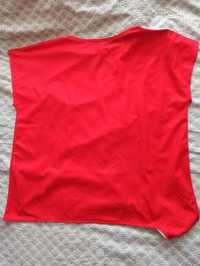 Koszulka wiązana Fitness Red Mirage