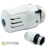 Głowica Termostatyczna Gwint M30x1.5 Biała Grzejnika Termostat Ottone