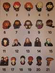 Przypinki do butów Crocs Harry Potter