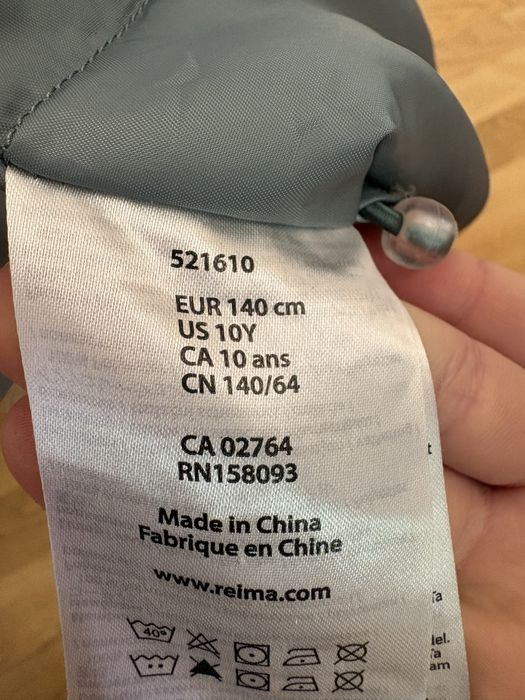 Куртка парка reima рейма зимова