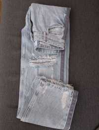 Spodnie damskie Bershka jeansowe