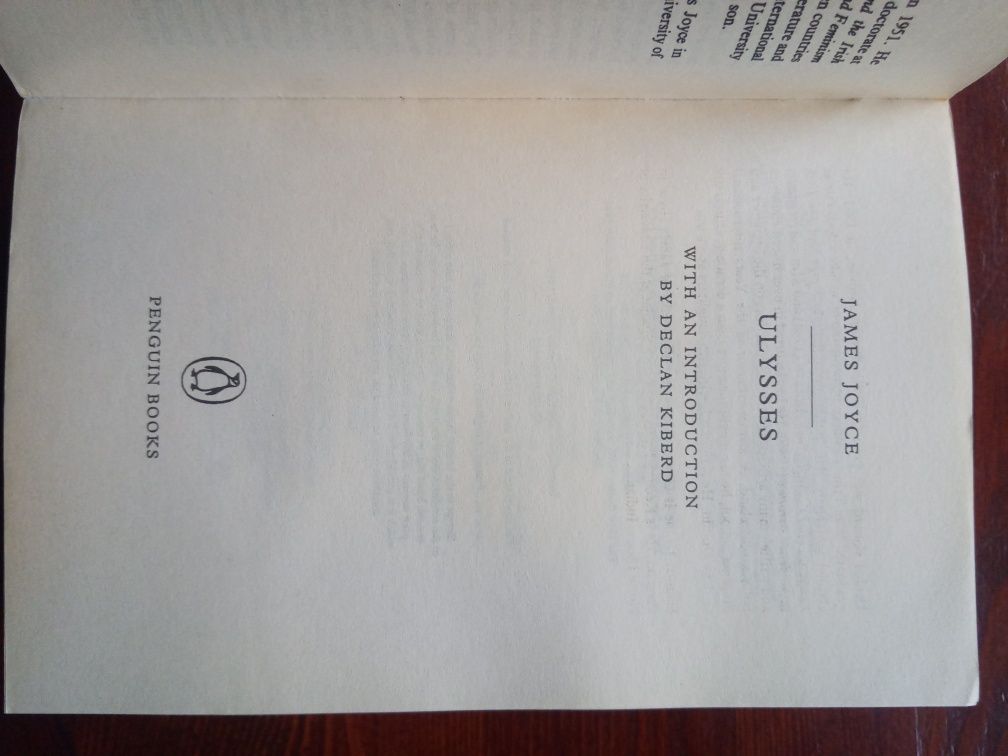Wersja angielska Ulysses James Joyce