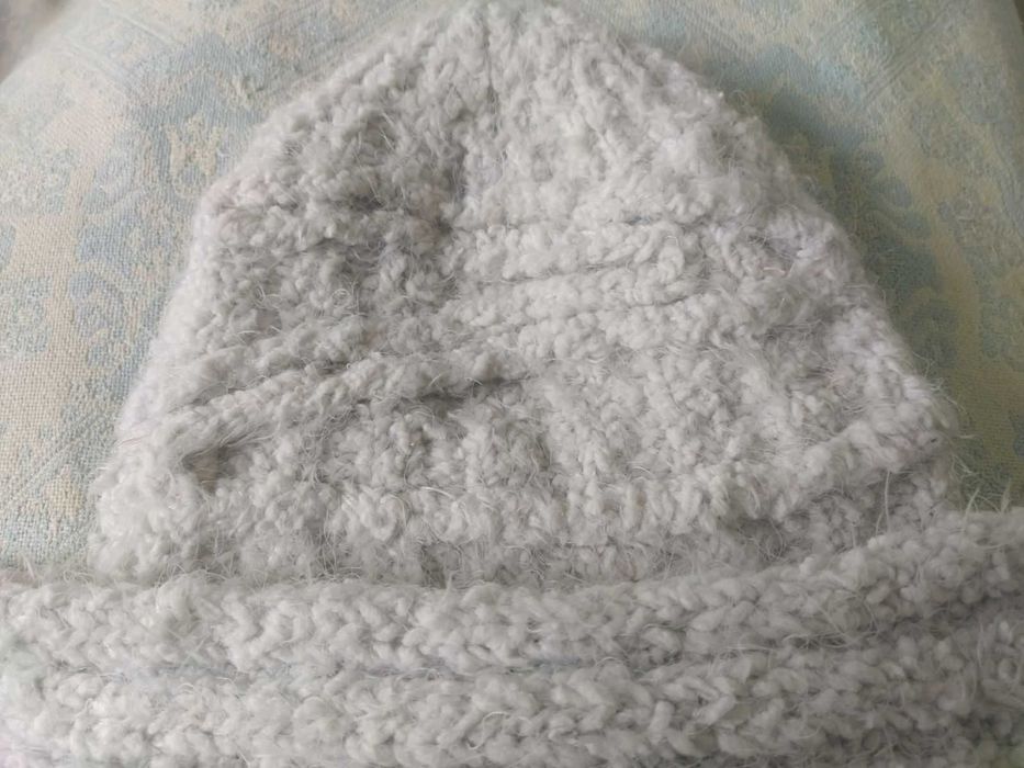 шапка берет жіноча тепла комплект