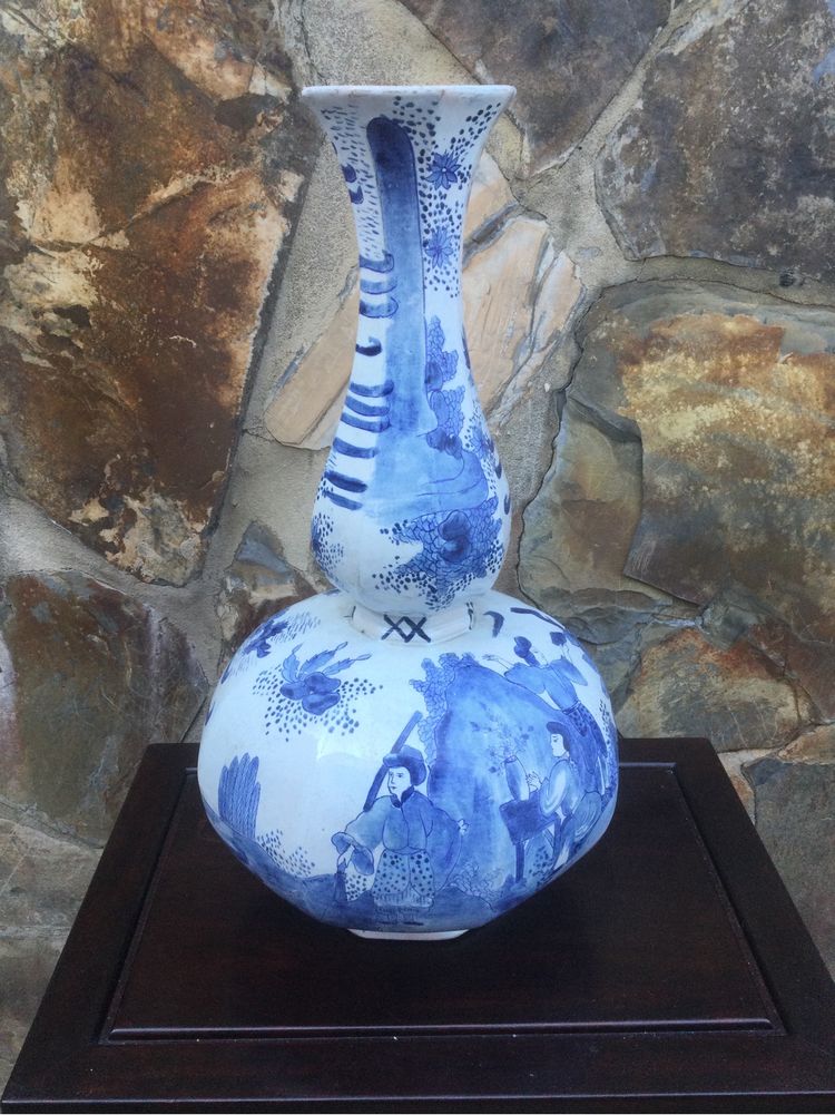 Jarra Cerâmica Holandesa Delft Séc XVII Holanda 46 cm Original