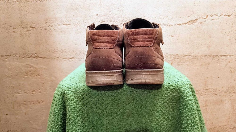 Męskie wysokie sneakersy ECCO FRASER r.45 skóra Gore-Tex stan b.dobry