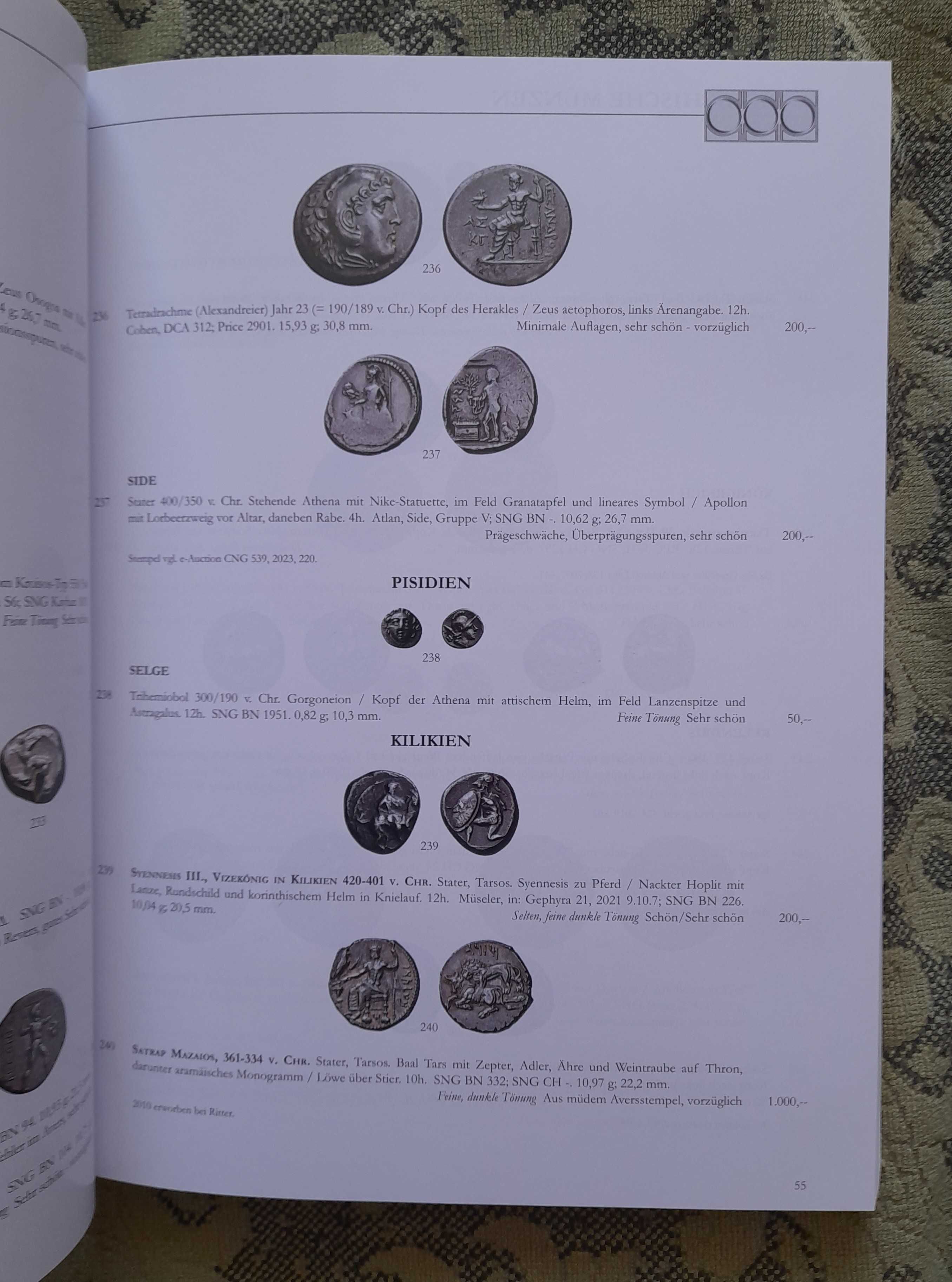 Большой каталог монет "DR. BUSSO" - "Антика + Новое время", 2024 год