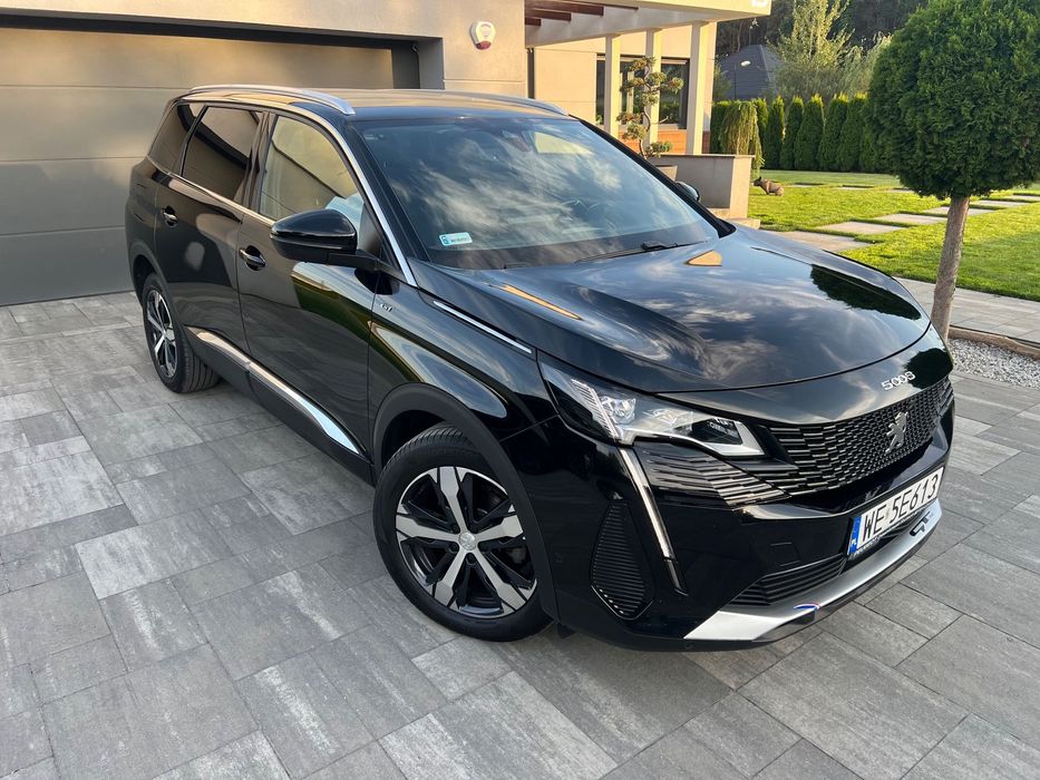 Peugeot 5008 Rej. 2022 * Lift * Salon PL * 2 X Koła * GT * Masaże * 8 biegów * 7 os