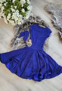 Сукня синя бальна ювінали бейсік (торсо розмір - 114 см)