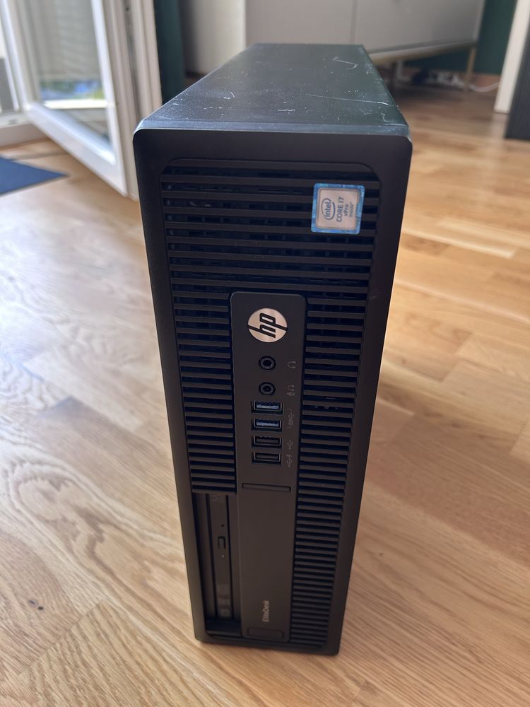 Komputer HP K2 EliteDesk 800 G2 SFF mini biurkowy stacja robocza