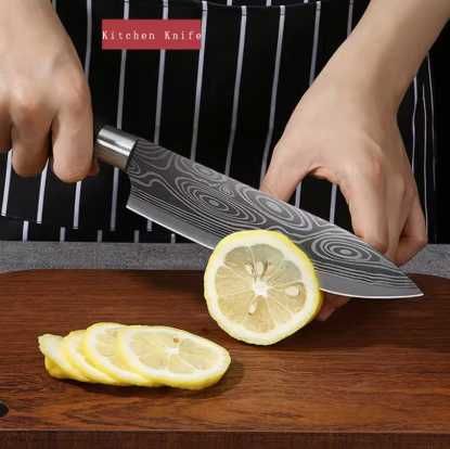 Nóż Kuchenny z dobrej stali nierdzewnej /nóż szefa kuchni 30cm