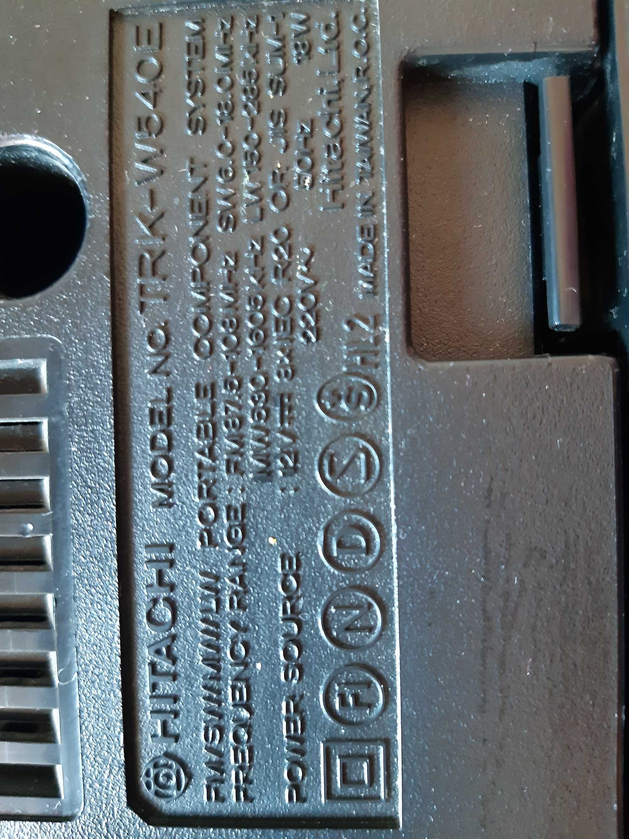 Radiomagnetofon Hitachi dla konesera