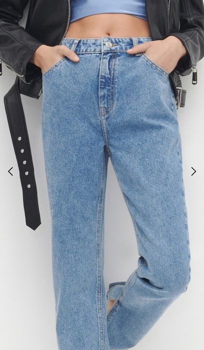 Джинси straight Reserved з розрізами