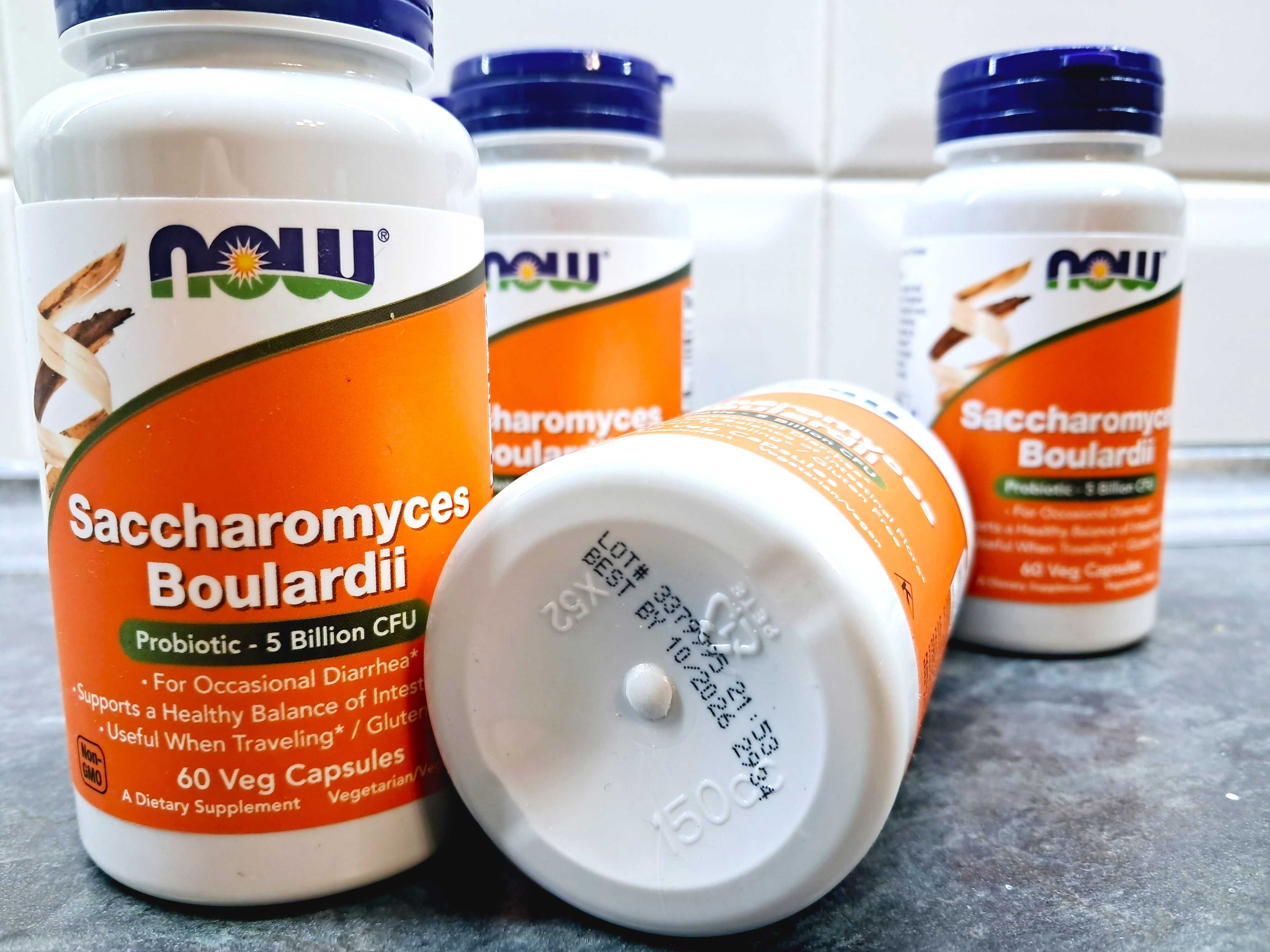 Now Foods, Saccharomyces Boulardii (60 капс) буларди пробиотики 5 млрд