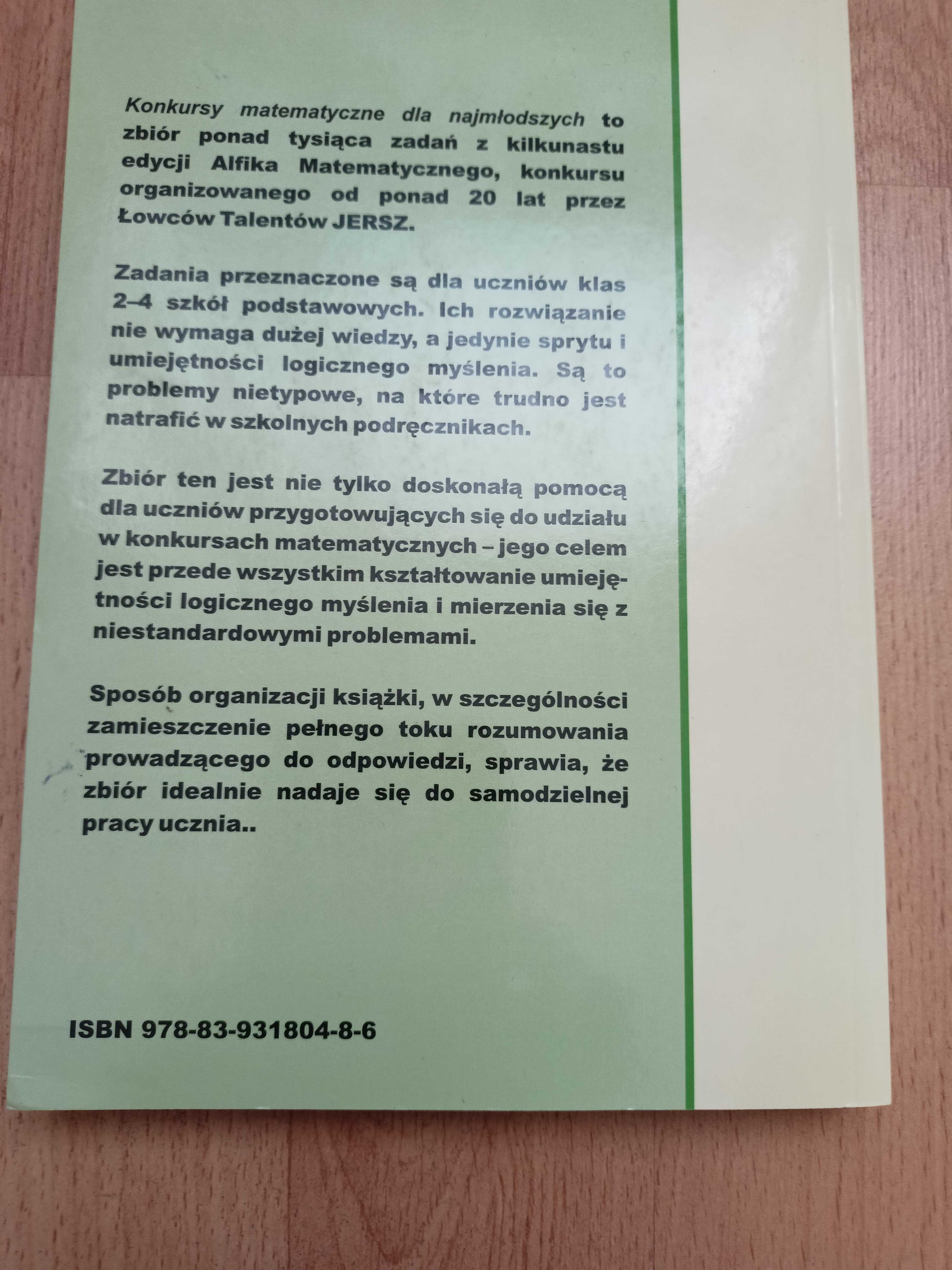 Konkursy matematyczne dla najmłodszych Alfik Elsner