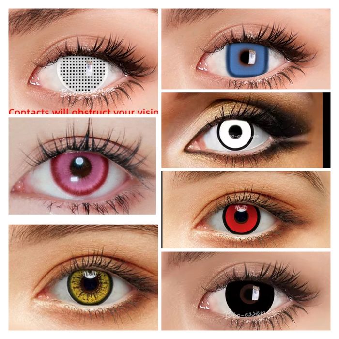 Цветные контактные линзы, кольорові лінзи 350грн за 2шт комплект