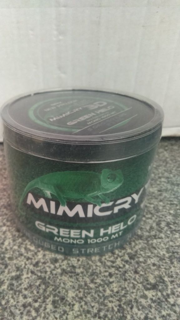 3D жилка MIMICRY Green Helo Monofilament 1000 м 0.25, 0.30, 0.35, 0.40