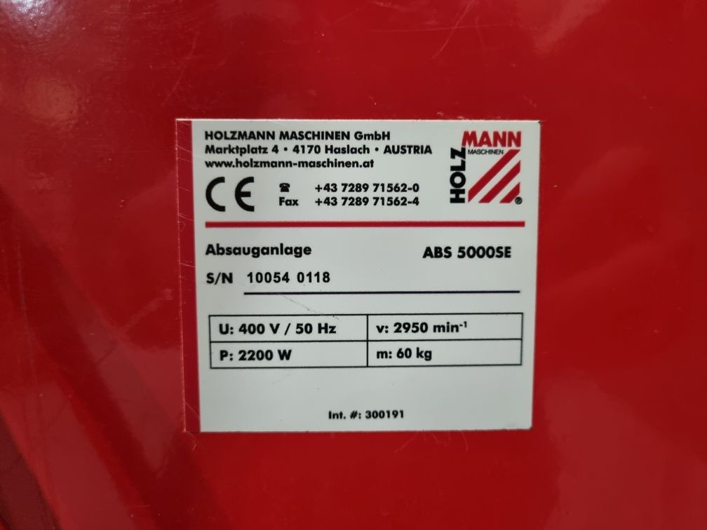 Odciąg Holzmann ABS 5000SE 2.2kW