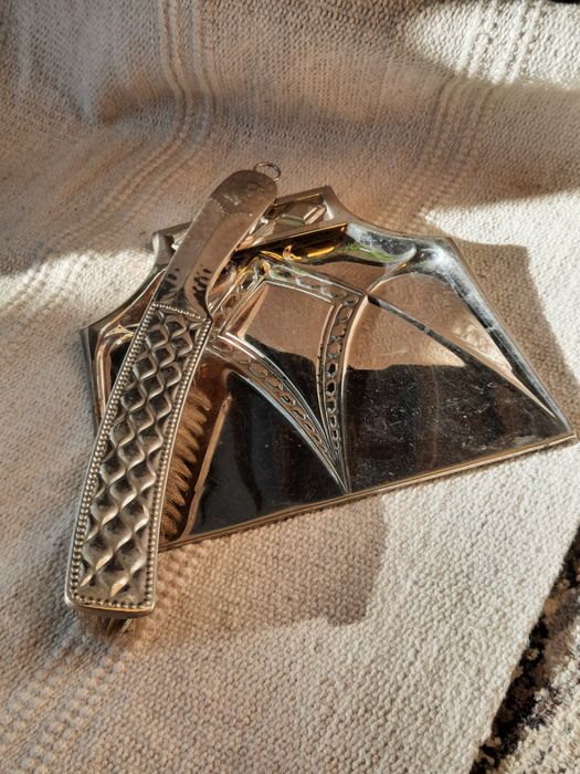 Zestaw zmiotka szufelka do sprzątania okruszków ze stołu true vintage