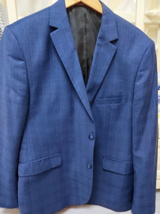Піджак чоловічий синій 54/56 розмір
