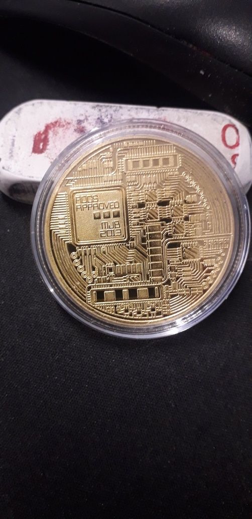 Moeda Bitcoin colecção