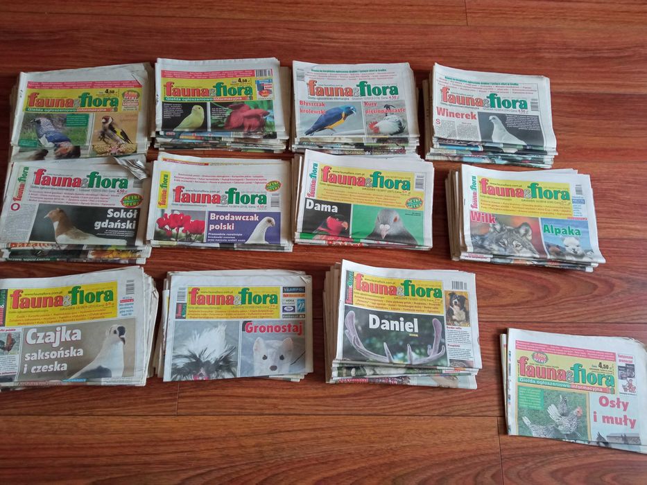 Fauna i Flora. Miesięcznik. Gazeta. 400zł/całość