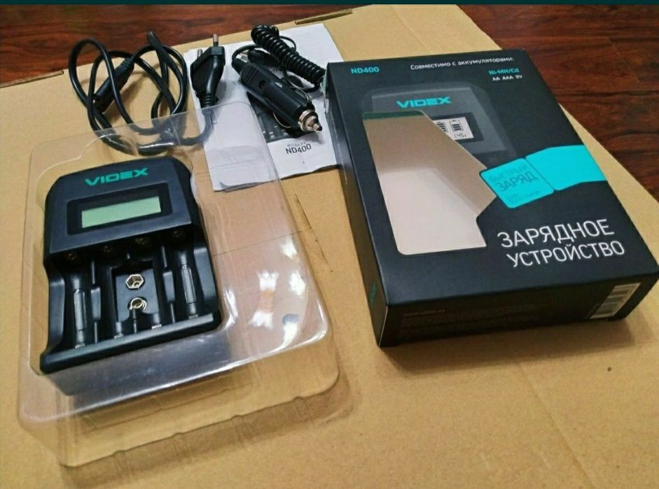 Новий. Зарядний пристрій VIDEX VCH - ND 400. BLACK