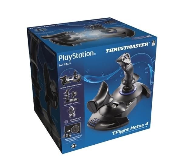 Joystick I Przepustnica Przewodowa Thrustmaster T-flight Hotas 4 Do Pc