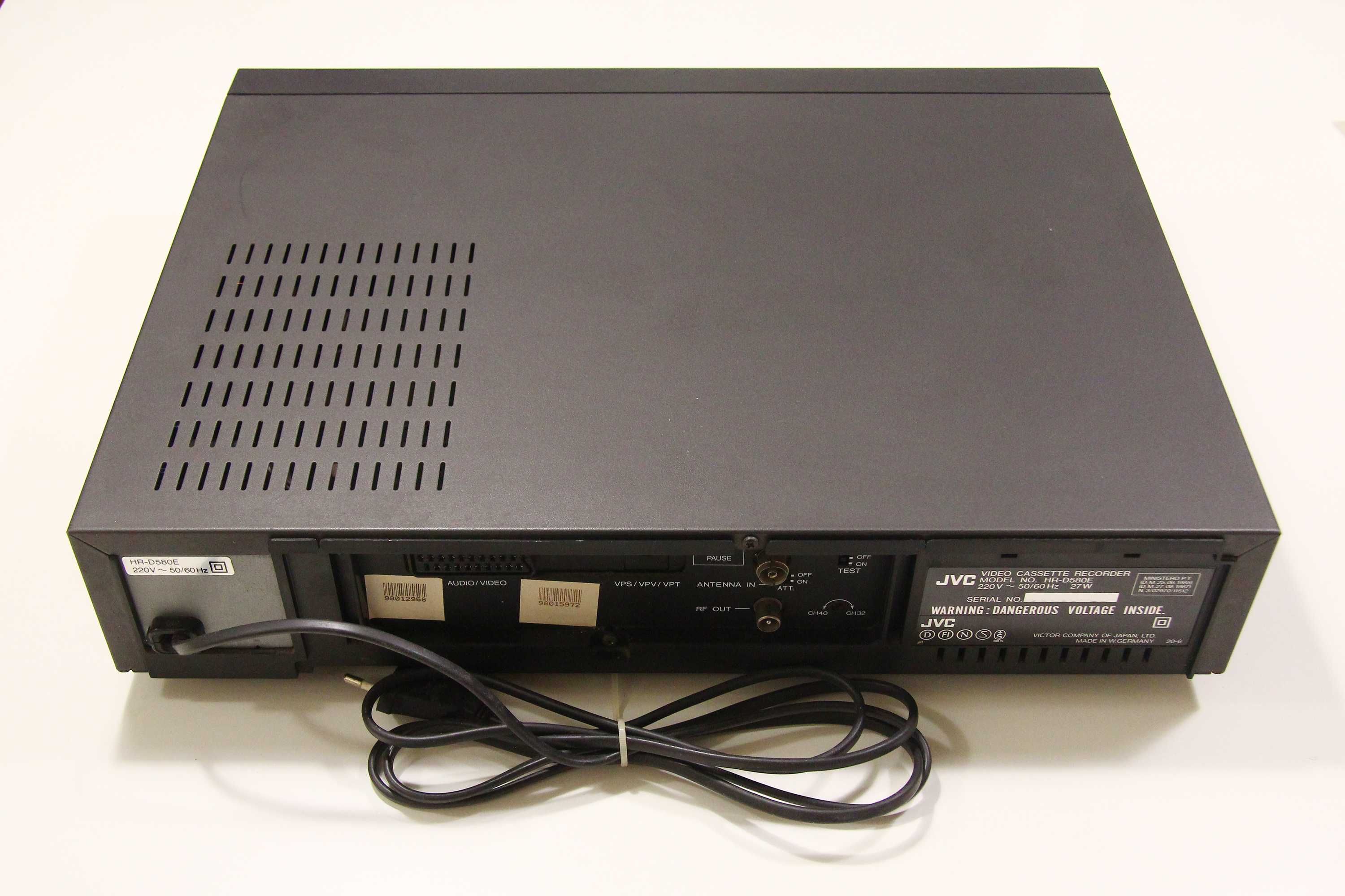Vídeo Gravador JVC VHS Hi-Fi Stereo HR-D580E