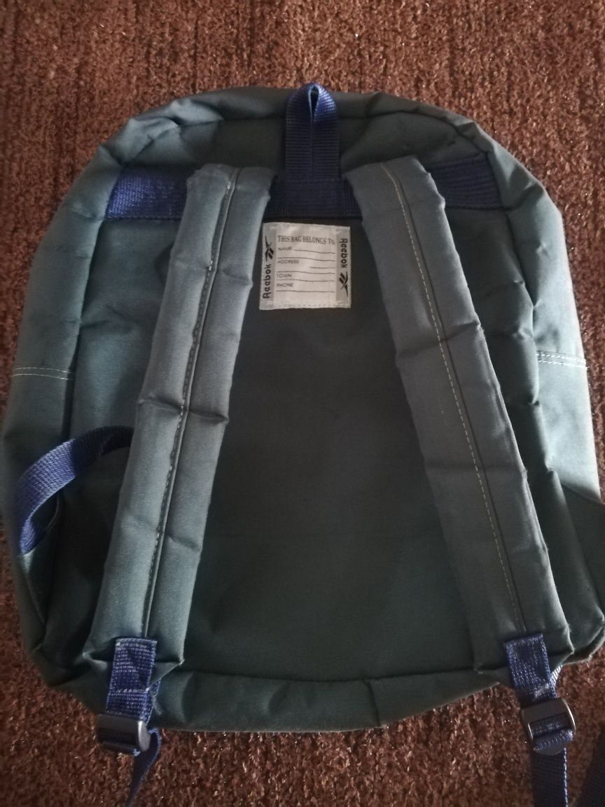 Mochila REEBOK verde e azul