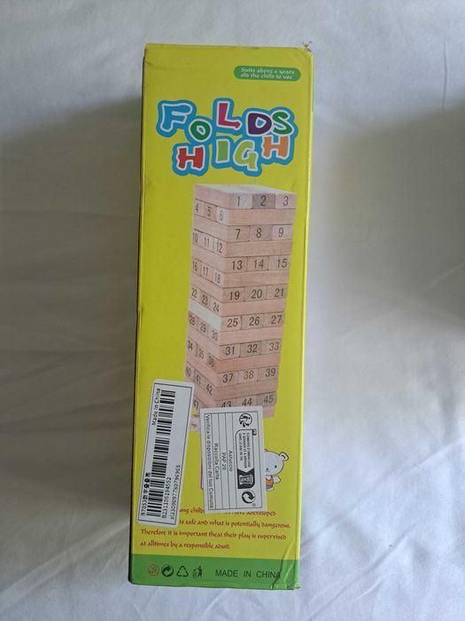 Brinquedo em Madeira - 54 peças para empilhar