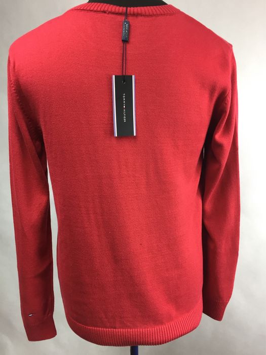 Tommy Hilfiger sweter czerwony XL prezent na święta