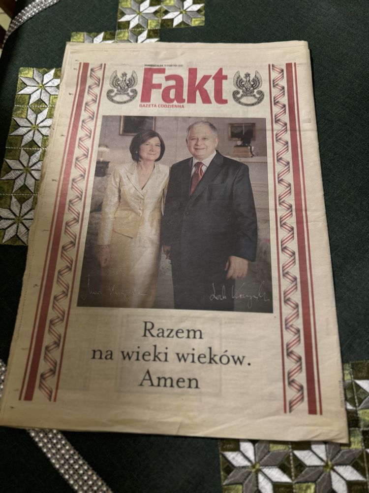 Gazeta Fakt 2010 | Gazeta codzienna