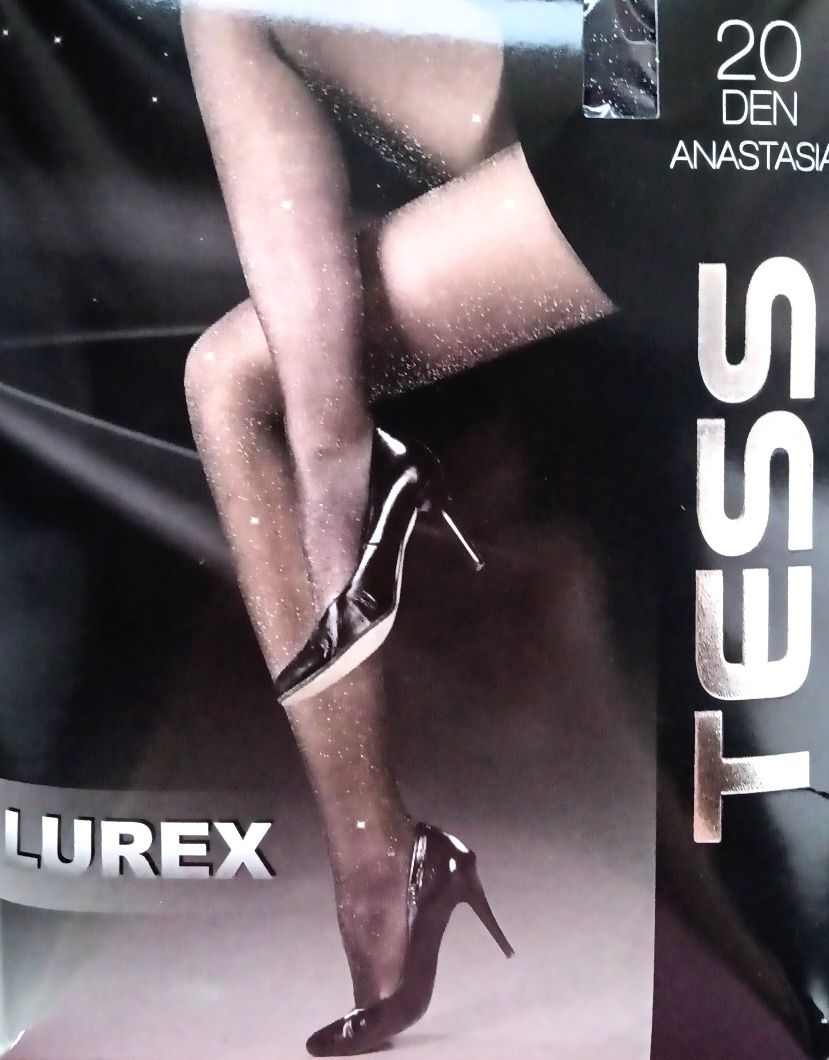 Rajstopy błyszczące 20 den lurex ANASTASIA  2-4