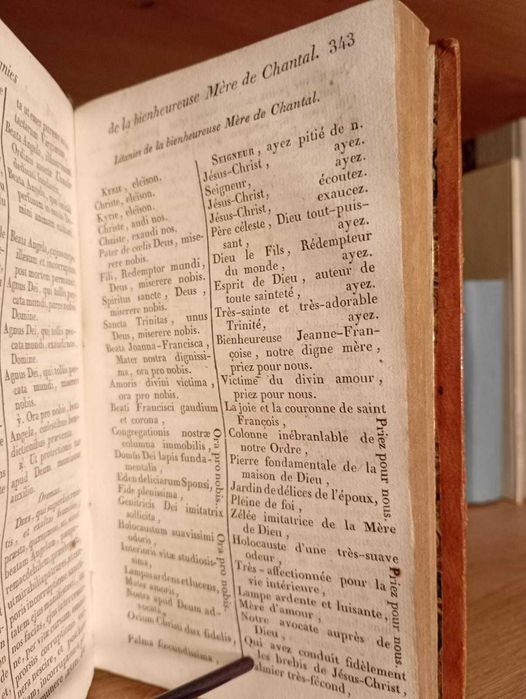 Stara Książka 1831 Modlitewnik do Użytku Urszulanek - Łacina