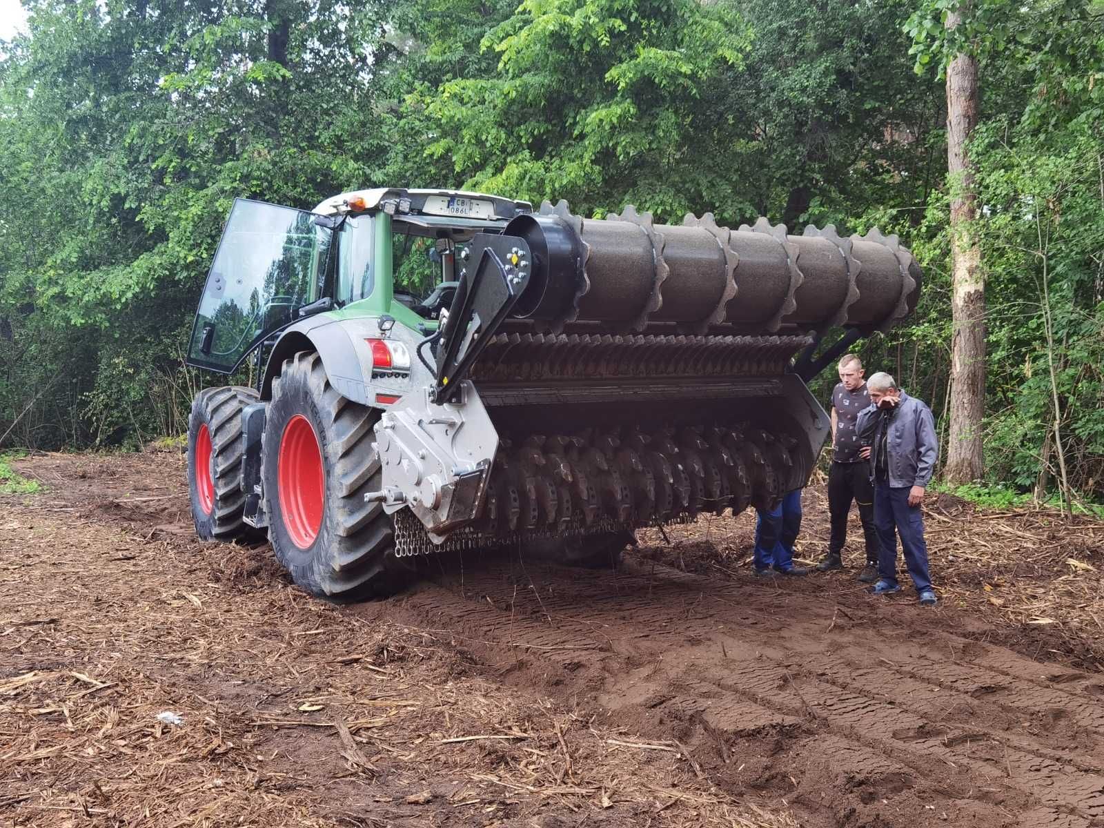 MULCZER LEŚNY oraz WGŁĘBNY wycinka drzew Czyszczenie działki PILAR /+