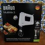 Batedeira com acessórios BRAUN HM3135WH
