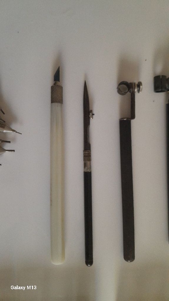 vintage standardgraph technical drawing ink pens and nibs