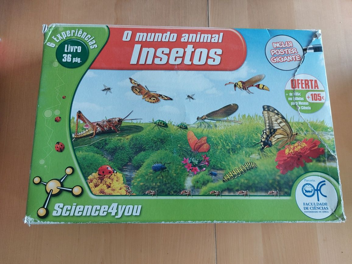 Lote de 5 jogos Science4you usados