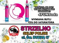 STRZELNO typu Soda Stream SodaStream gaz CO2